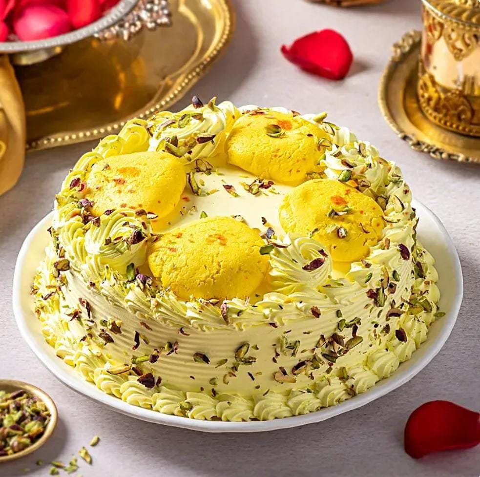 order eggless rasmalai cake for birthday online